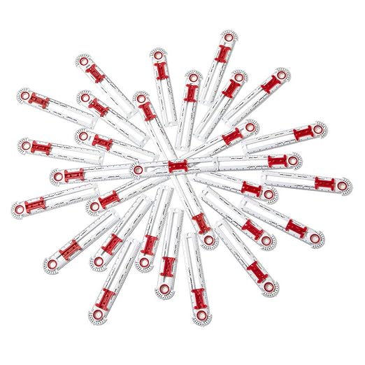 hand2mind Safe-T Compass, Bullseye Compass for Kids Math, Clear Plastic Compass for Drawing, Safety Kids School Supplies, Homeschool Supplies (Set of 30)