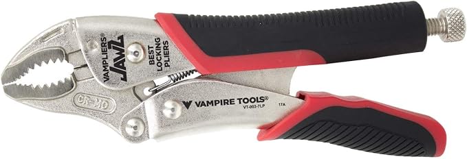 VAMPLIERS 3-PC Specialty Screw Extraction Pliers Set: Includes 7" Slip Joint Pliers, JAWZ 7.5" Vise-Grip Locking Pliers + 6.3" Super Combo Scissors. Made in Japan.