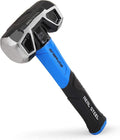 REAL STEEL Sledge Hammer, 3lb Drilling Club Hammer for Striking Rubber Grip Forged Jacketed Graphite 0508