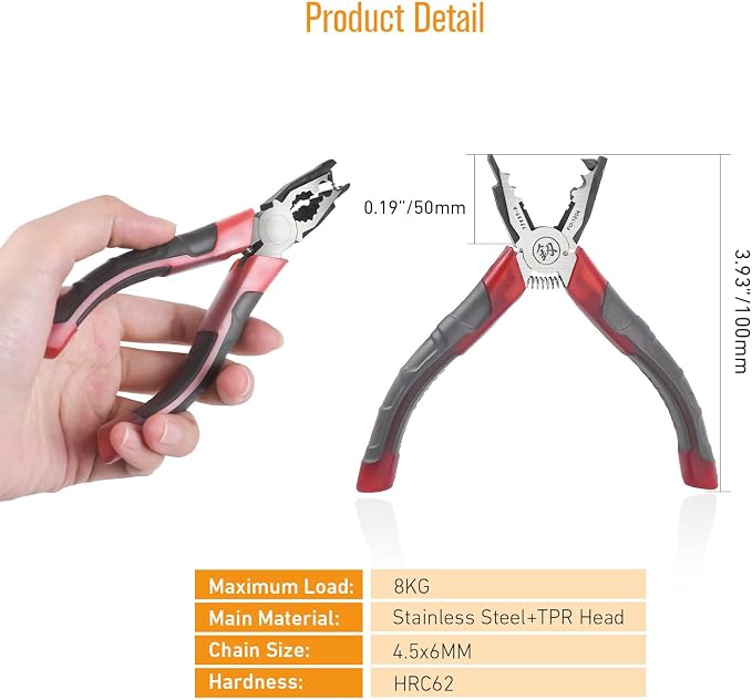 Manual Ball Chain Connector Pliers | Cutting & Joining Pliers for Curtain Roller Blind Accessories | Metal Chain Splicing Tool