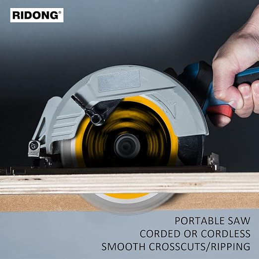 5-1/2 Inch 36 Tooth ATB Framing Circular Saw Blade, Cordless Trim Saw Blade with 5/8-Inch Arbor(5 Packs)