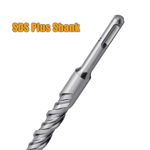 1 inch X 23.6 inch SDS Plus Rotary Hammer Drill Bit, Concrete Drill Bit for Concrete, Brick, Cement and Stone, 23.6 inch Length (23.6" Length, 1" Diameter)