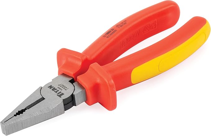 Titan 73327 7-Inch VDE Insulated Combination Pliers