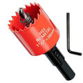 1-1/2 in. Bi-Metal Hole Saw Drill Bits - Versatile and Durable Hole Cutter for Wood, Plywood, Plaster Drywall, Ceiling, Plastic Pipe, PVC and Thin Metal - Includes Arbor & Pilot Bit (38mm)