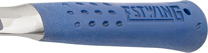ESTWING Hammer - 12 oz USA Made Curved Claw Hammer with Smooth Face & Shock Reduction Grip - E3-12C