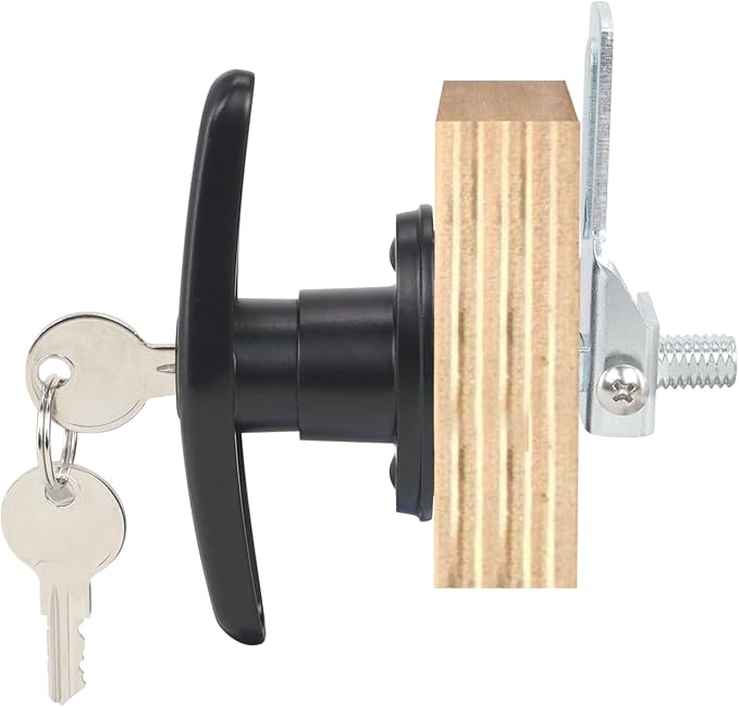 Steel T-Handle Cam, Locking cam for use with T Handle Locks 4Pcs (Left&Right)