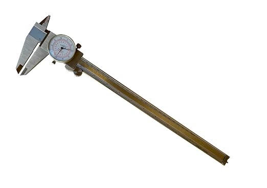 iGAGING Dial Caliper, Dual Reading Scale, Metric and SAE Standard Measurement (100-158)