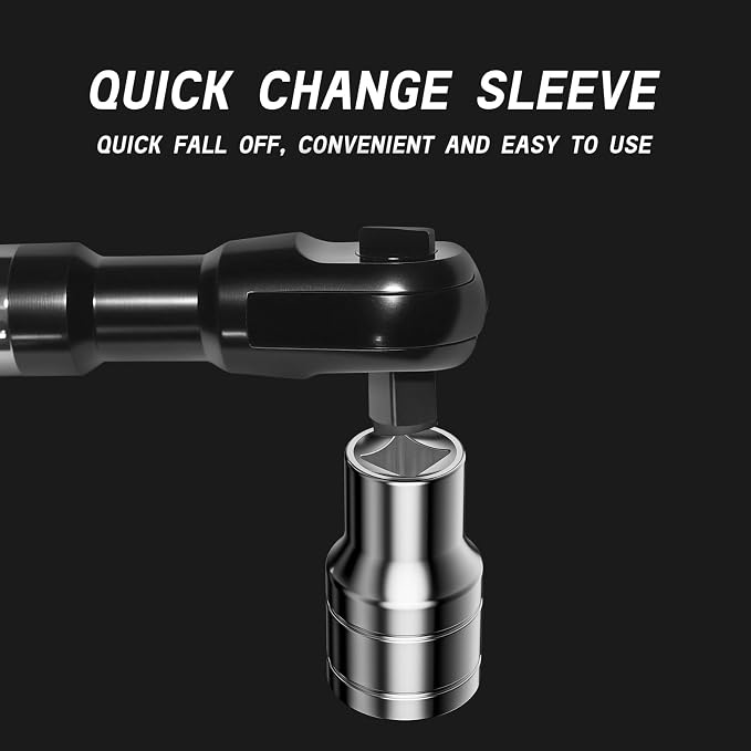 1/2" Offset Extension Wrench, 120Nm Impact-Ready Ratchet, 430mm | Features a 42T precision gear for smooth operation,Specifically designed to easily access narrow auto repair working spaces
