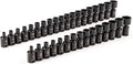 TEKTON 3/8 Inch Drive Universal Joint Impact Socket Set | SID97005 | 34-Piece, (1/4 - 1 in., 6 - 24 mm), Shallow, 6-Point