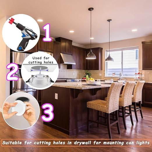 1-1/4 in. Bi-Metal Hole Saw Drill Bits - Versatile and Durable Hole Cutter for Wood, Plywood, Plaster Drywall, Ceiling, Plastic Pipe, PVC and Thin Metal - Includes Arbor & Pilot Bit (32mm)
