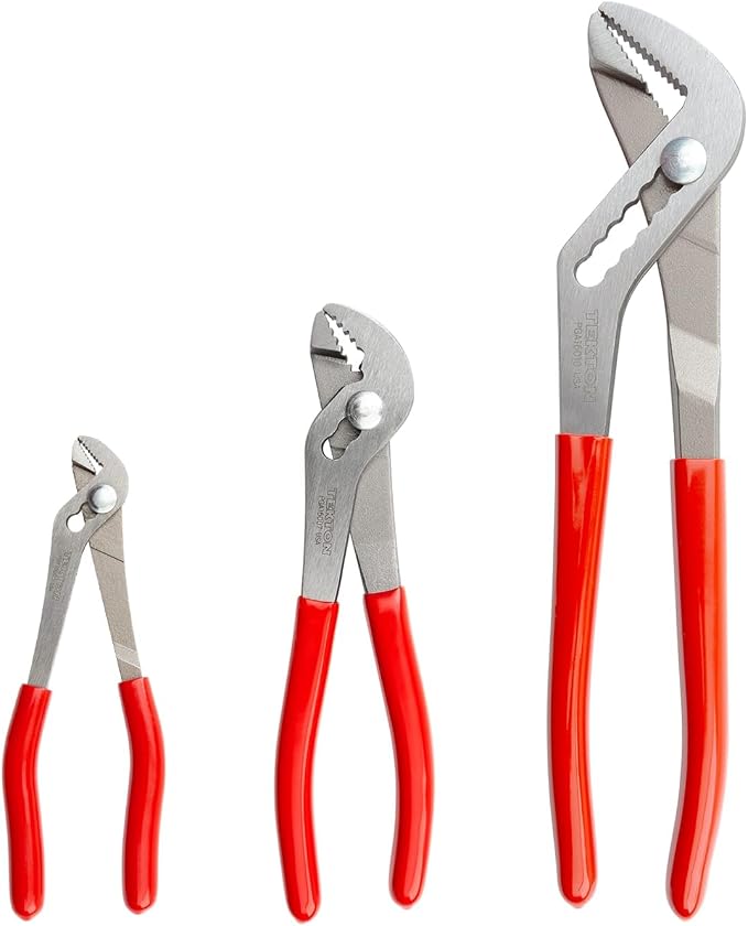 TEKTON Angle Nose Slip Joint Pliers Set, 3-Piece | PGA16103