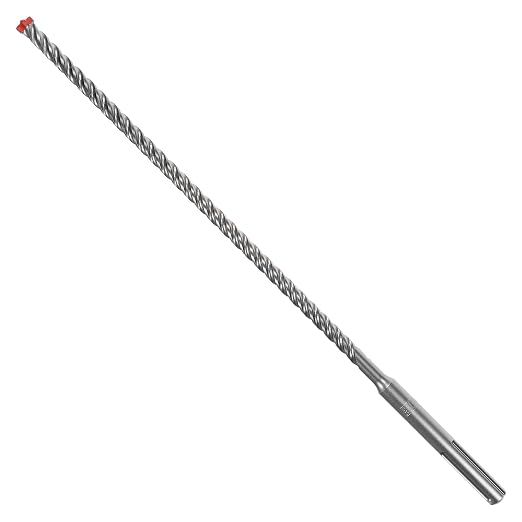 Diablo Rebar Demon SDS-Max 4-Cutter Full Carbide Head Hammer Drill Bit with Tri-Metal Fusion Welding - 9/16" Diameter, 21" Length, 16" Working Length - DMAMX1060