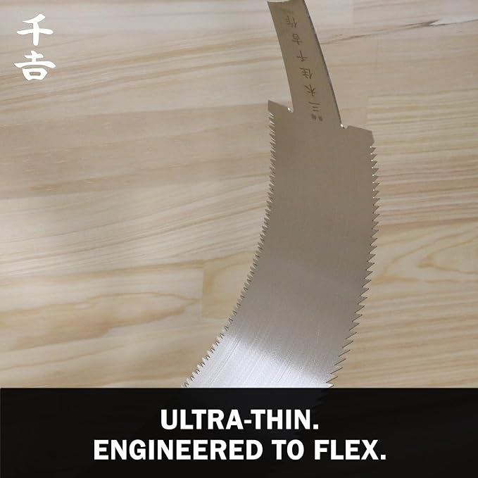 Senkichi Japanese Ryoba Pull Saw 9.5" / 240mm - Double Edge Hand Saw for Rip-Cut, Crosscut, Joinery, Hardwood, and Fine Woodworking