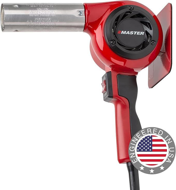 Master Appliance VT-751D Industrial Heat Gun, Quick Change Plug-In Heating Element, Variable Temperature Heat Gun, 130F to 1200F, 120V, 1740W, 14.5 Amps, Engineered In USA