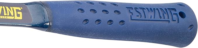ESTWING Rock Pick - 14 oz USA Made Geology Hammer with Pointed Tip & Shock Reduction Grip - E3-14P