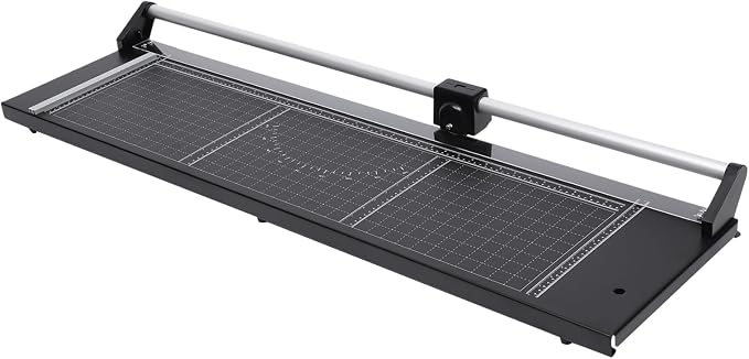 Precision Manual Rotary Paper Trimmer 36 inch Sharp Photo Paper Rolling Cutter Heavy Duty
