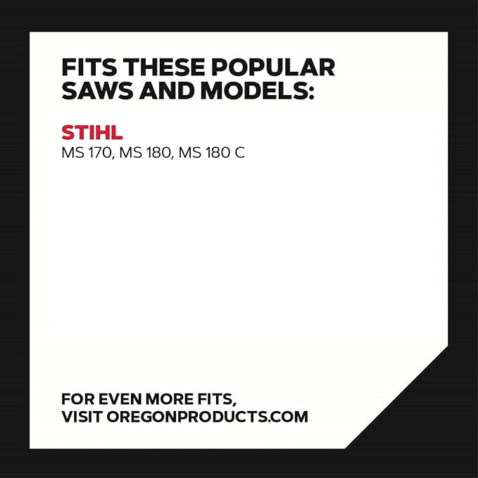Oregon 14-Inch Replacement Chainsaw Bar and S50 AdvanceCut Chainsaw Chain Combo, 50 Drive Links, Pitch: 3/8", .050" Gauge (105667), fits Several Stihl Models, Grey