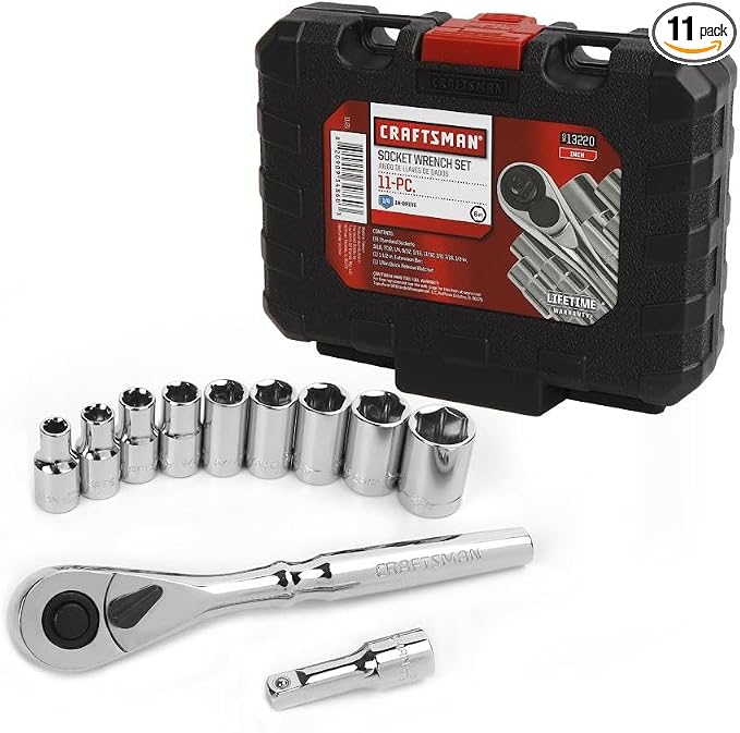 CRAFTSMAN 11 pc socket wrench set inch