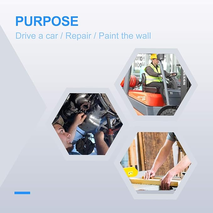HANDLANDY Work Gloves for Men & Women, Utility Mechanic Working Gloves Touch Screen, Flexible Gardening Gloves for Yard