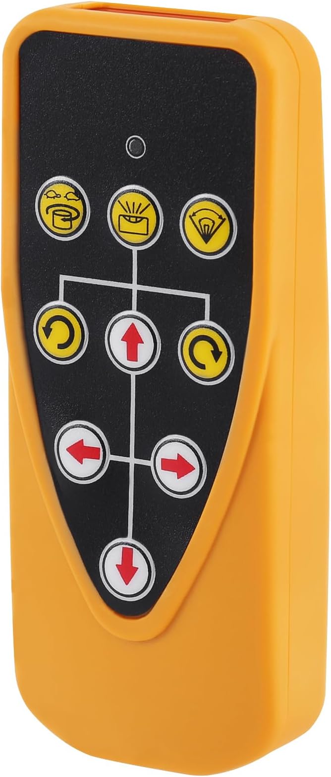 Rotary Laser Level Kit, 360 Degree Automatic Self Leveling Red Beam Horizontal Laser Transit, 500m Working Range for Construction & Building