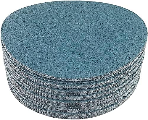 Starcke 5 inch Sanding Discs Hook and Loop 24 Grit 25 Pack No Hole