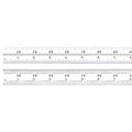 Starrett Blade Only for Combination Squares, Sets and Bevel Protractors - Ideal for Woodworking and Metalworking - 36" Length, Satin Chrome Finish, 4R Graduation - CB36-4R