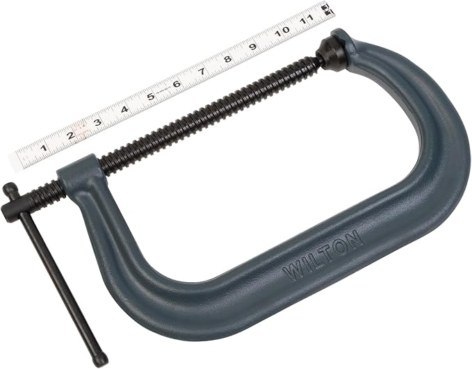 Wilton C-Clamp, 8-1/4" Opening, 4-15/16" Throat, 6900 Lbs. Clamping Force (Model 408) (Pack of 2)