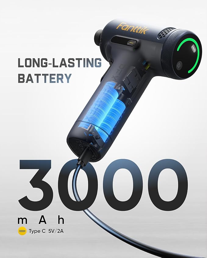 Fanttik REX K2 APEX Impact Driver, Brushless Impact Driver, 1/4'' Hex, Max. 100 N·m Torque, Max. 3000 RPM, 3000mAh Rechargeable Battery, Tool Kit for Cabinet Assembly, Woodworking DIY Projects