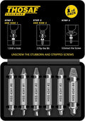Gifts for Men,THOSAF Damaged Screw Extractor Set,Fathers Day Gifts for Dad from Daughter Son,Mens Gifts for Dad,Husband,Stripped Screws Bolt Drill Bit Tools for Easy Removal of Rusty Broken Screw
