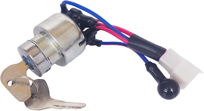 35260-31800 Ignition Switch Replacement for Kubota L Series | Ignition Switch with Keys 4 Position 5 Termials Replacement for Kubota Tractor L-Series L235 L275 L2350DT 3526031800