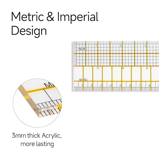 KEARING Fashion Designer's Ruler Kit, French Curve Ruler for Pattern Making, Light Aviation Aluminum Hip Curve Ruler, L-Square Ruler, Vary Form Curve Ruler for Pattern Making Sewing,Quilting
