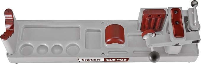 Tipton Gun Vise with Adjustable Cradle and Non-Marring Surfaces for Firearm Cleaning, Gunsmithing and Maintenance, 9 x 34 x 11"
