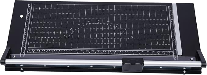 Manual Precision Sliding Rotary Paper Trimmer 24 Inch Photo Paper Film PVC Rolling Cutter Trimmer Paper Craft Tool with Sharp Blade