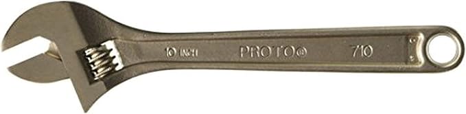 Proto Stanley J710 Satin Adj Wrench, 10"
