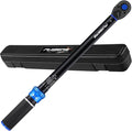 3/8 inch Drive Click Torque Wrench, Click Torque Wrench 3/8 Torquimetro 10-110 FT.LB/13.6-149.2 Nm, Dual-Direction Adjustable 72 Tooth for Bike Moto and Car Repair