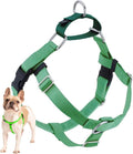 2 Hounds Design Freedom No Pull Dog Harness, 1 inch XXL, Neon Green | Discourages Pulling, Comfortable Control Adjustable Dog Harness for XXL Sized Dogs, Made in USA (Leash Not Included)