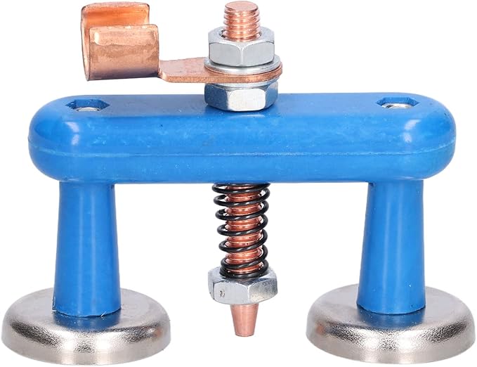 Welding Support Ground Clamp Tools, Magnetic Welding Support Clamp, Blue