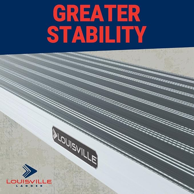 Louisville Ladder 7 ft. x 19 in. (3-Pack) Scaffolding Platform, Aluminum Work Platform and Scaffold Plank, 75 psf-Load Capacity, PD9207-3