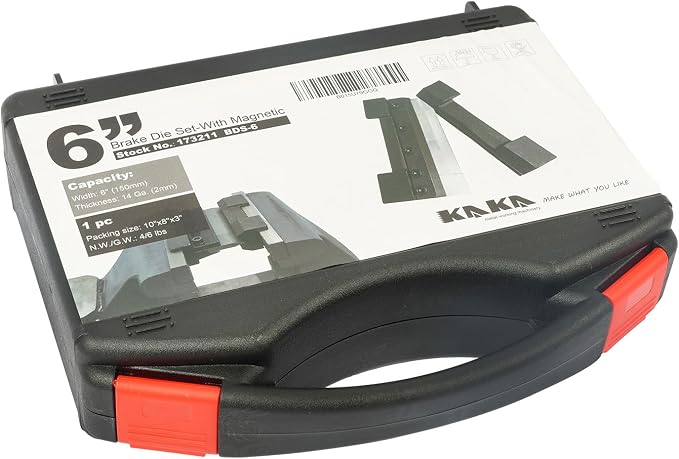 Vise Mount Metal Brake Bender, 6 in KAKA INDUSTRIAL BDS-6