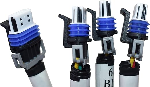 Michigan Motorsports LS Ignition Coil Harness Pair | Fits GM 4.8L 5.3L 6.0L 6.2L 7.0L 8.1L LQ4 LQ9 LS2 LS3 LS7 LSX V8 Engines | Replaces 89017477, 2 Color-Coded Stock-Location Harnesses for Both Banks