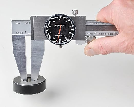 Fowler 52-008-024-0, Xtra-Range Dial Caliper With 0-24" Measuring Range, Black