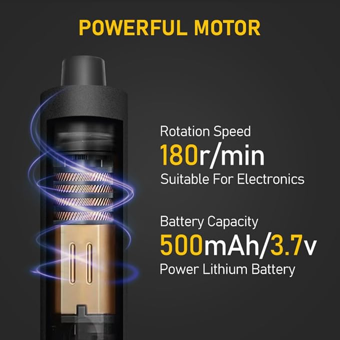 Mini Electric Screwdriver Set,3.7V Cordless Precision Screwdriver Set with 50 in 1 Magnetic Bits,Magnetic Storage,5 Torque Setting,LED Display,Small Repair Tool Kit for Computers,Phones,Watches