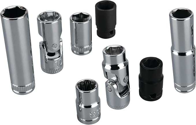 Performance Tool W39001 9-Piece Master 10 mm Socket and Wrench Set