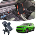 Phone Mount for Dodge Durango 2021-2025 | Dashboard Phone Holder Clamps onto The Center Console | Easy Release 1 Button Press Cradle