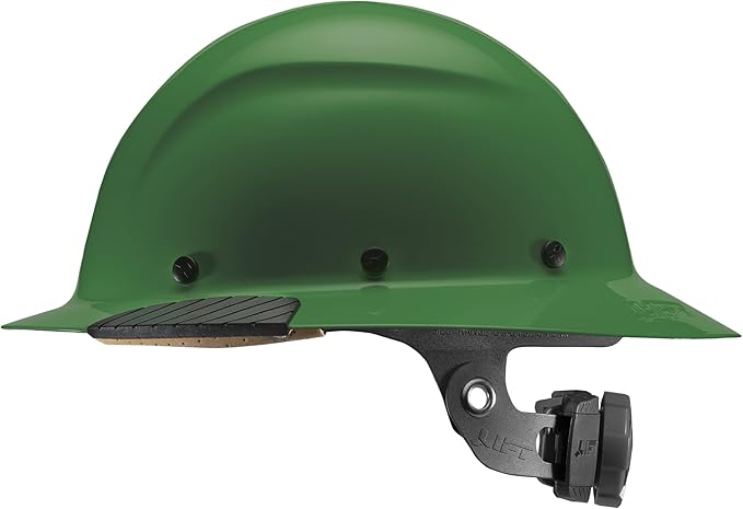 LIFT SAFETY Dax Fiber Resin Full Brim Safety Helmet/Hard Hat | 6 Point Suspension for Comfort & Impact Protection