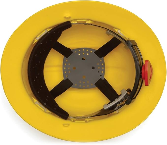 Pyramex Safety SL Series Full Brim Hard Hat 4-Point Ratchet Suspension