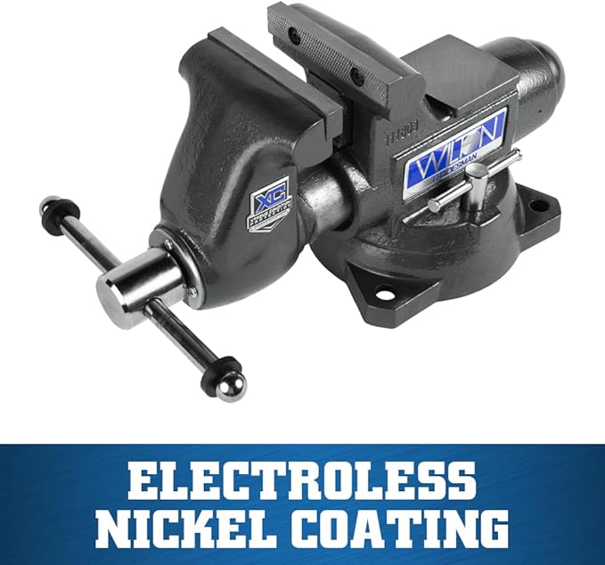 Wilton Tradesman XC Bench Vise, 5-1/2" Jaw Width, 5" Max Jaw Opening, 3-3/4" Throat (Model 1755XC)