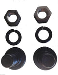 Replacement Bush Hog Rotary Cutter Blade Bolt Kit Code 63607, 2 Bolts with Nuts and Lock Washers