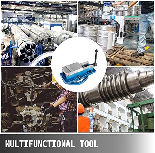 VEVOR Milling Vise 4 Inch,Bench Clamp Vise High Precision Clamping,Mill Vise Ductile Iron Material with 360 Degree Swiveling Base