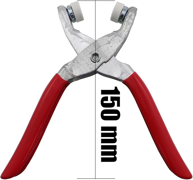 Crochet Safety Eye Plier Tool Set Including 50 Sets Of Stainless Steel Five Claw Clasps 150mm For Installing Snap Fasteners On Pajamas Belts Onesie